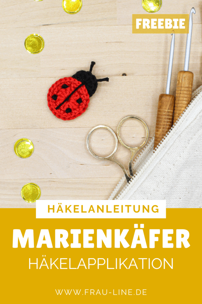 Pin Frau Line Kostenlose Anleitung Marienkäfer häkeln