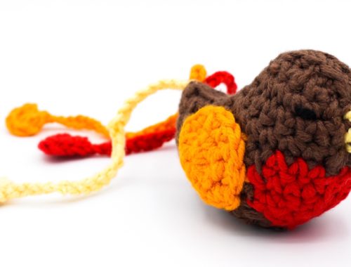 Amigurumi Rotkehlchen