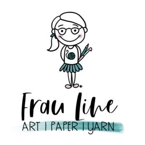 Frau Line art paperyarn Logo