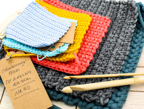 Kostenloses Tutorial Häkeln lernen Maschenprobe