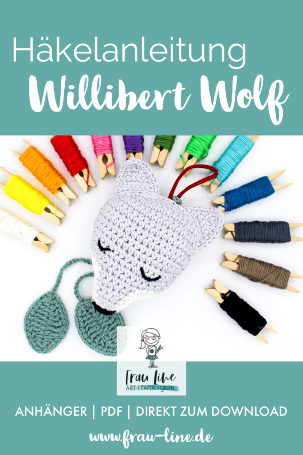 Pin Frau Line Häkelanleitung Amigurumi Willibert Wolf