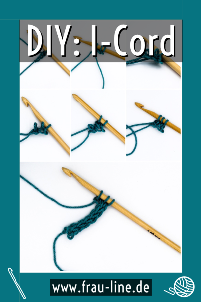 Pin Kostenlose Anleitung I-Cord häkeln lernen Strickschnur