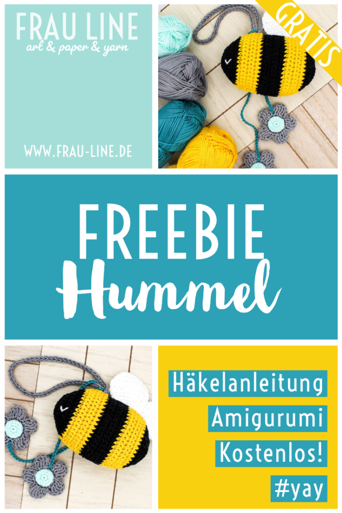 Pin Frau Line freie Anleitung gehäkelte Biene Amigurumi kostenlos