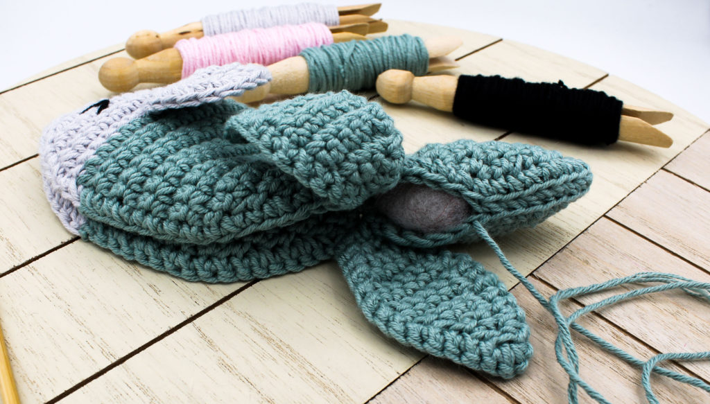 Frau Line CAL Amigurmi Fisch Wilma häkeln kostenlose Anleitung schwanzflosse ausstopfen