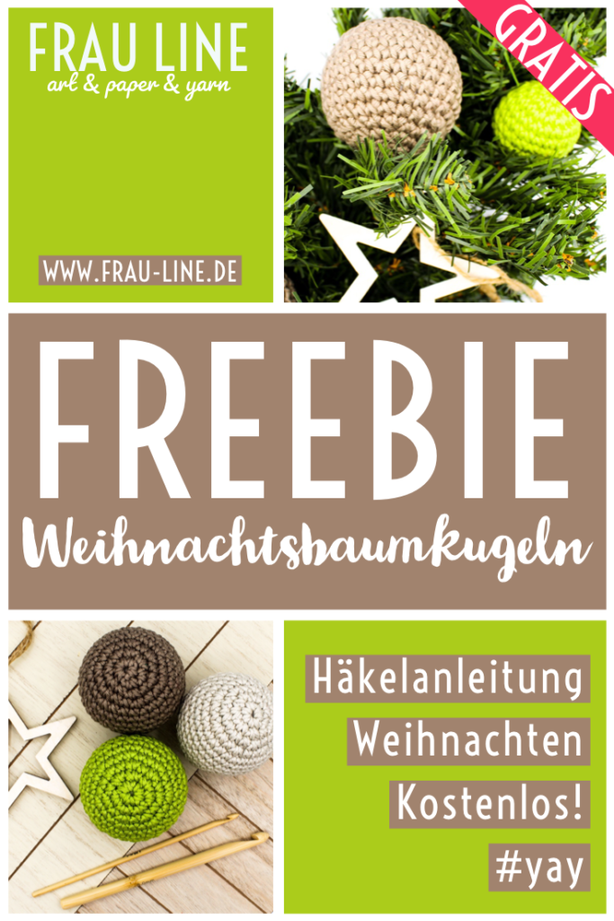 Pin Frau Line Kostenlose Anleitung Weihnachtsbaumschmuck häkeln