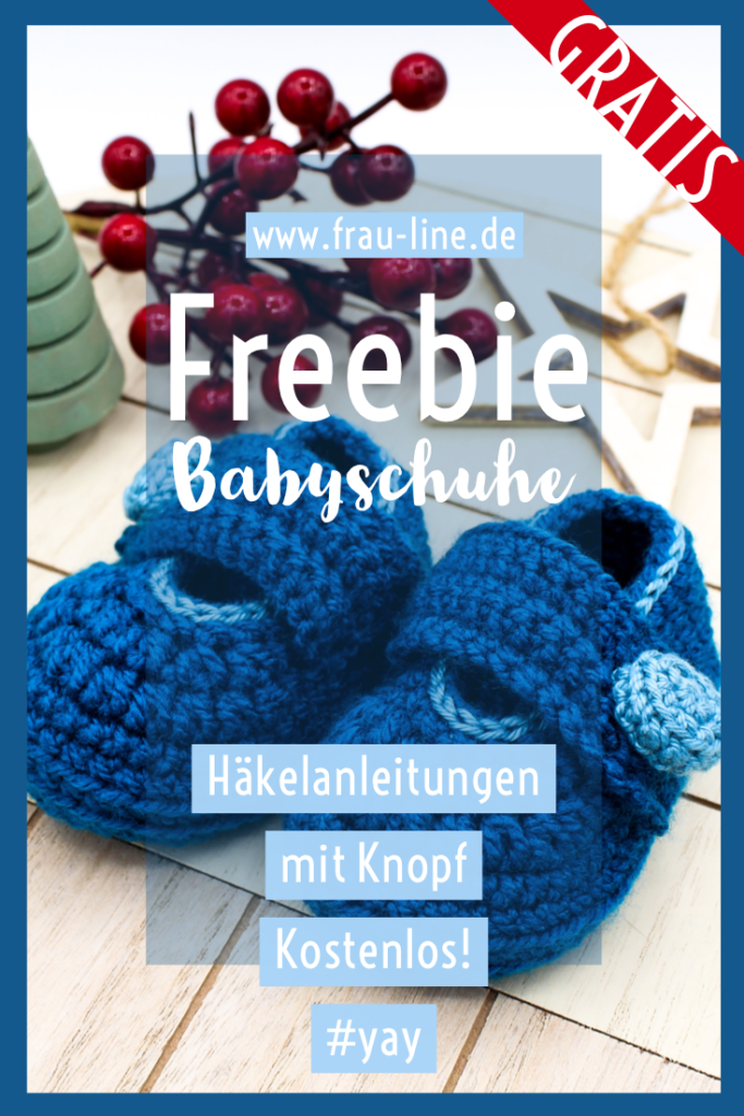 Pin Kostenlose Häkelanleitung Babyschuhe Mädchen häkeln