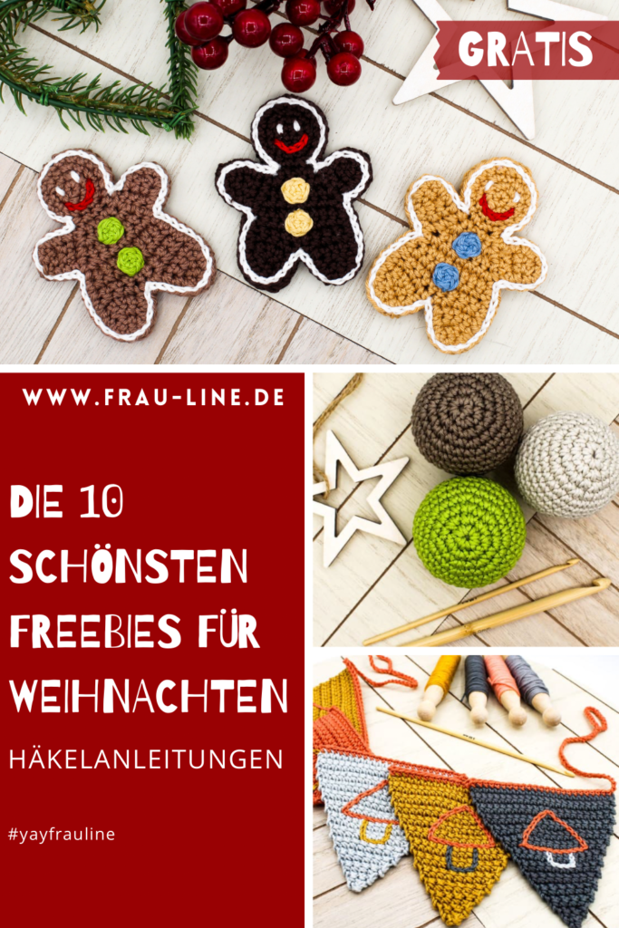 Pin Frau Line Häkelanleitungen für Weihnachten