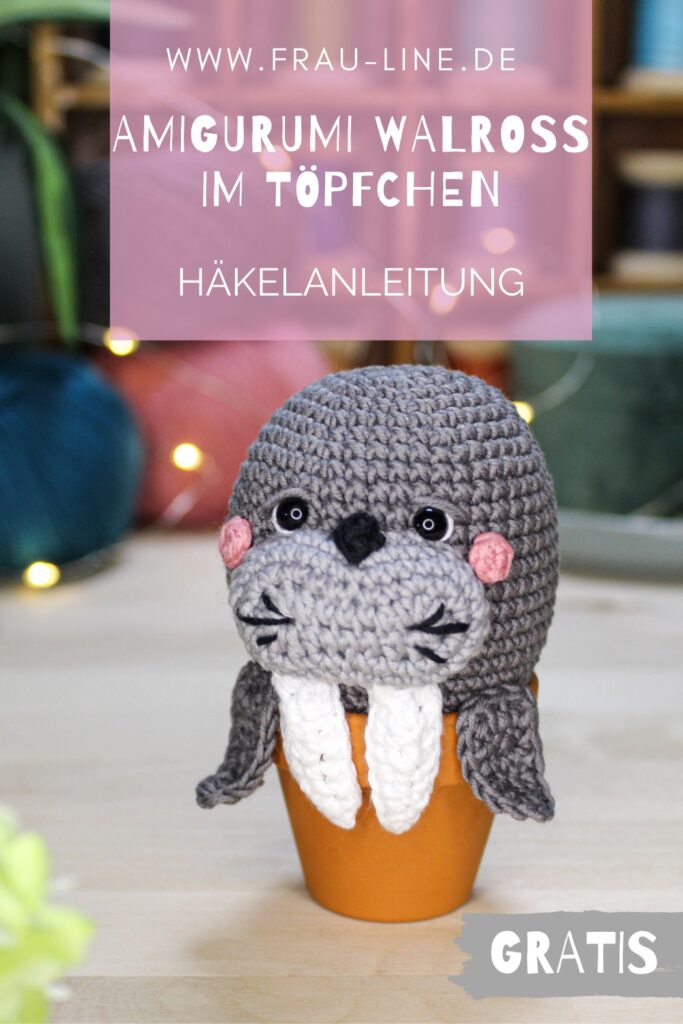 Pin Frau Line Gratisanleitung Amigurumi Walross