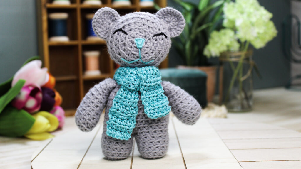 Frau Line Kostenlose Anleitung Amigurumi Teddy häkeln