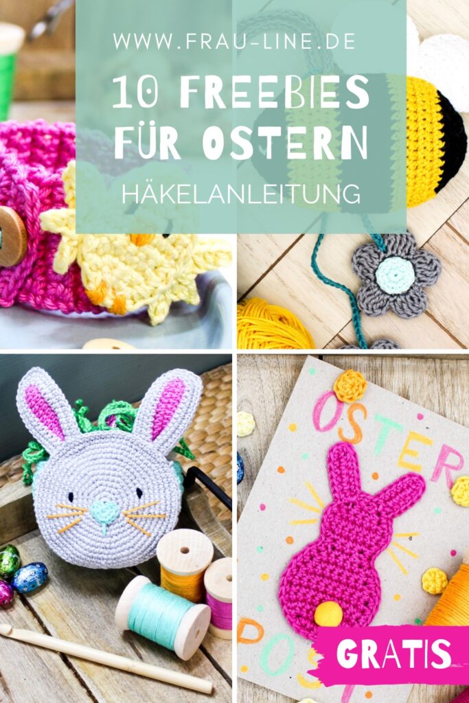 Pin Frau Line Freebie Häkeln Ostern