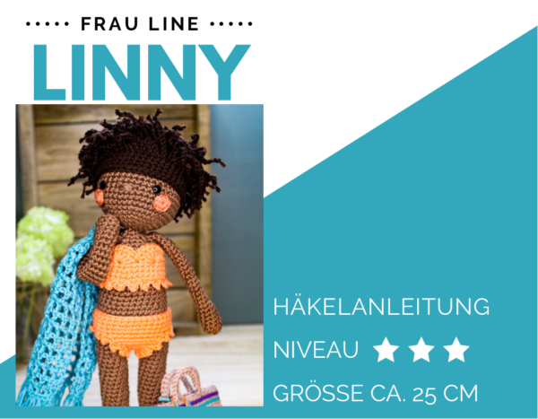 Frau Line Häkelanleitng Amigurumi Linny