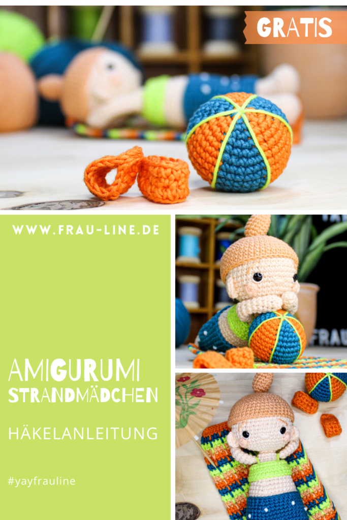 Pin Frau Line Häkelanleitung Amigurumi Mädchen