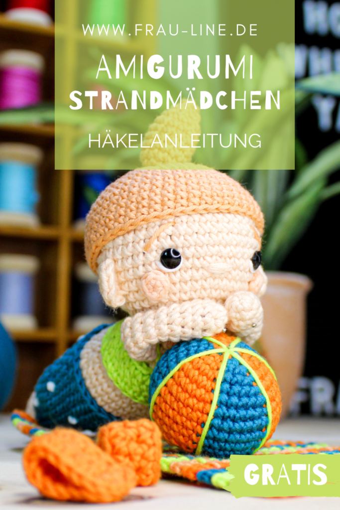 Pin Frau Line Kostenlose Häkelanleitung Amigurumi Sommer Mädchen