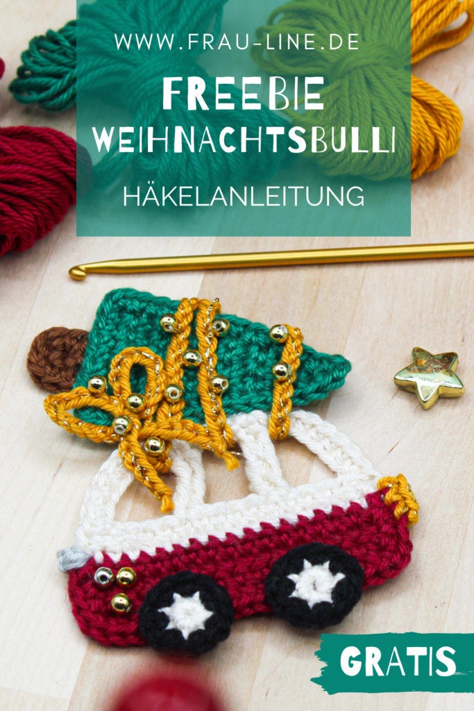 Pin Frau Line Häkelanleitung Kostenlos Weihnachten Bulli