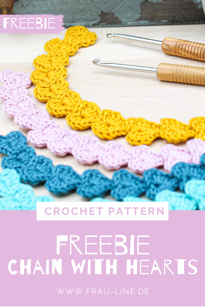 Frau Line Free Crochet Pattern Hearts