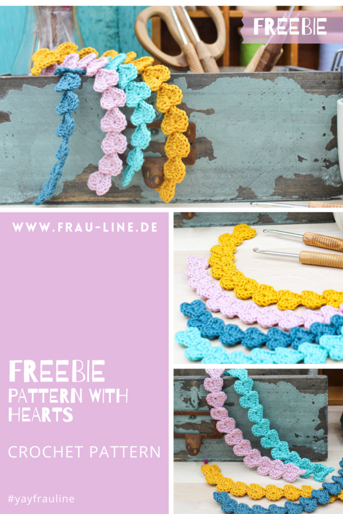 Frau Line Freebie Crochet Pattern Hearts