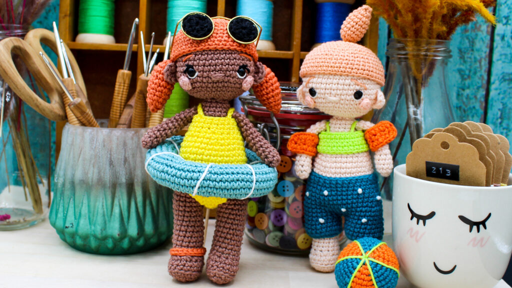 Frau Line Freebie Amigurumi Häkeln