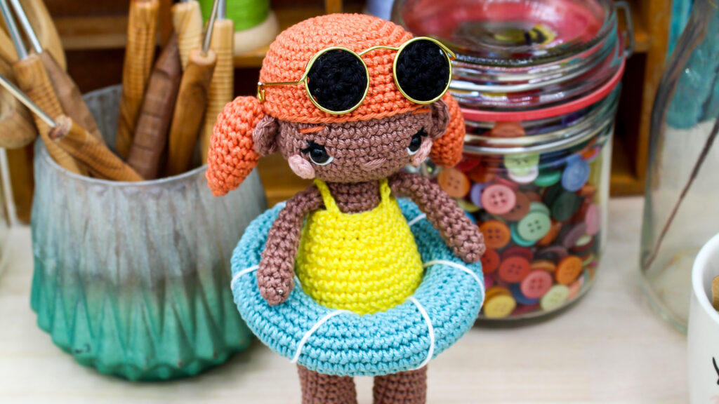 Frau Line Freebie Amigurumi Häkeln Poppy